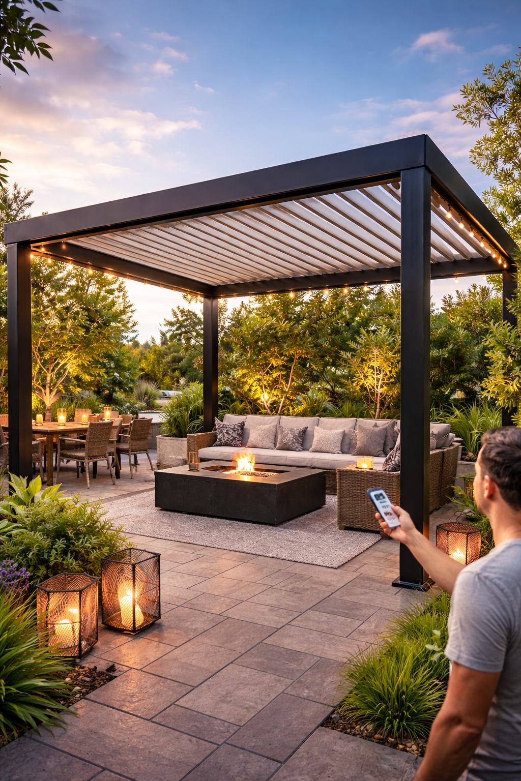 Pergolas with Adjustable Louvers: Mastering Your Outdoor Climate