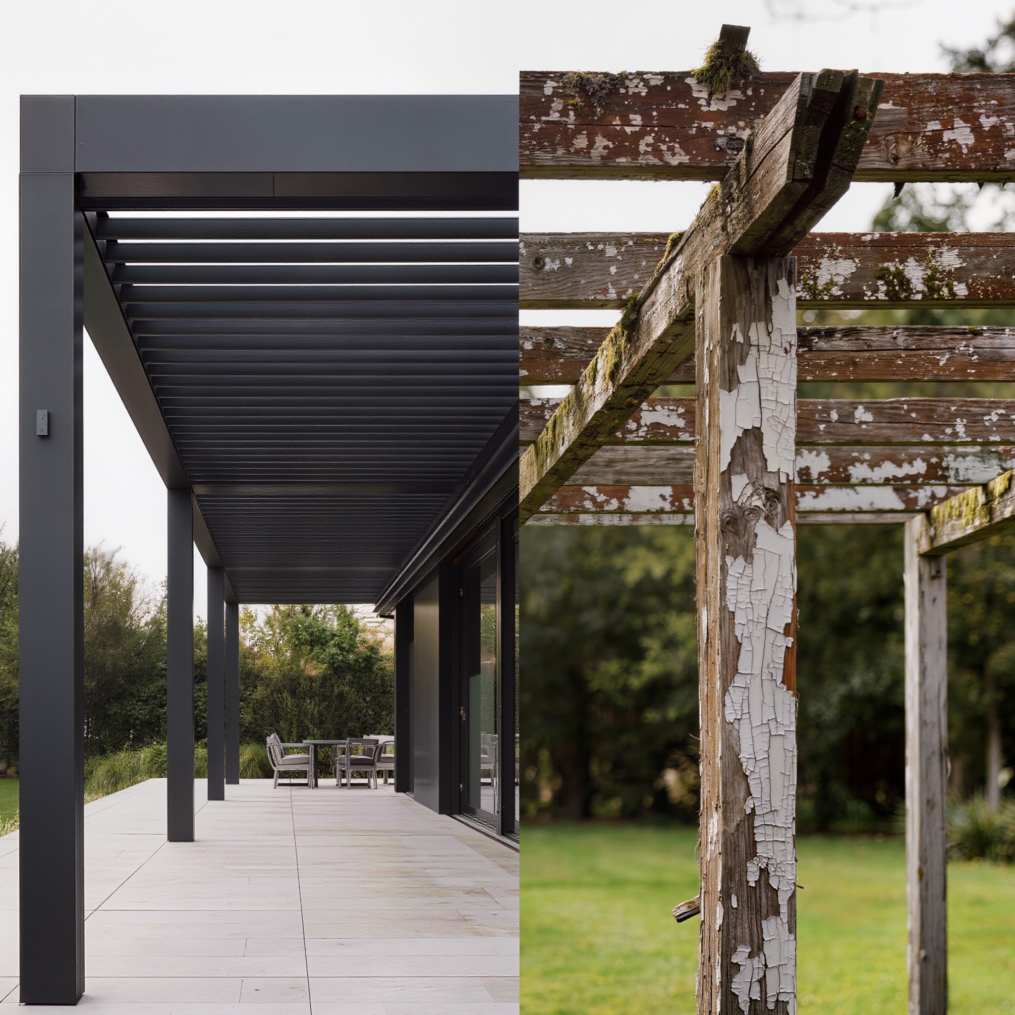 Aluminum Pergola vs. Wood: Why Choose Modern Durability?