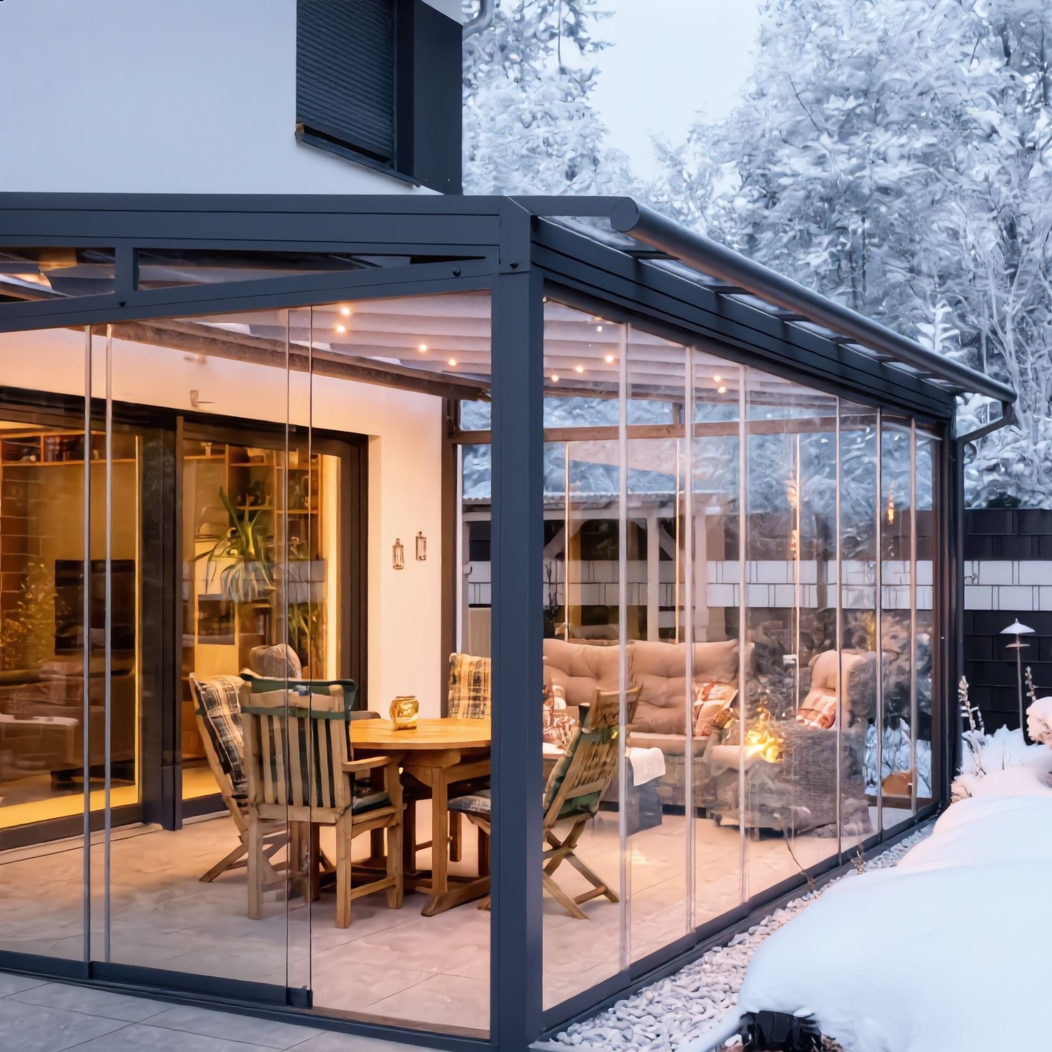 Pergolas with Glass Enclosures: Your All-Season Outdoor Oasis